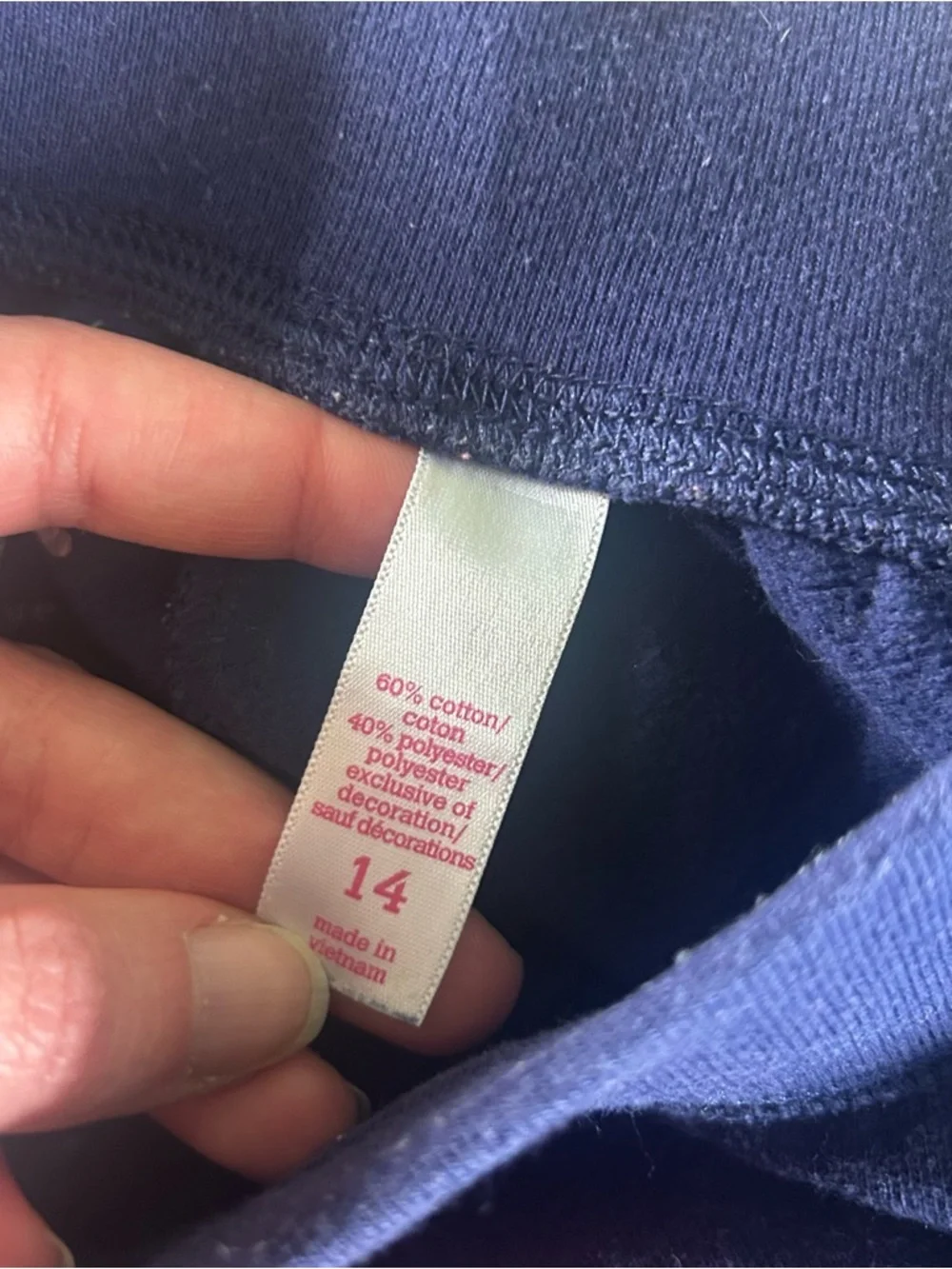 [Justice] Blue Softball Sequin Joggers
